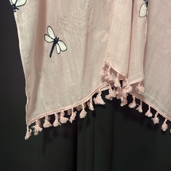 Beautiful PlNK Dragonfly Swim Coverup or Duster. One Size - Picture 6 of 10
